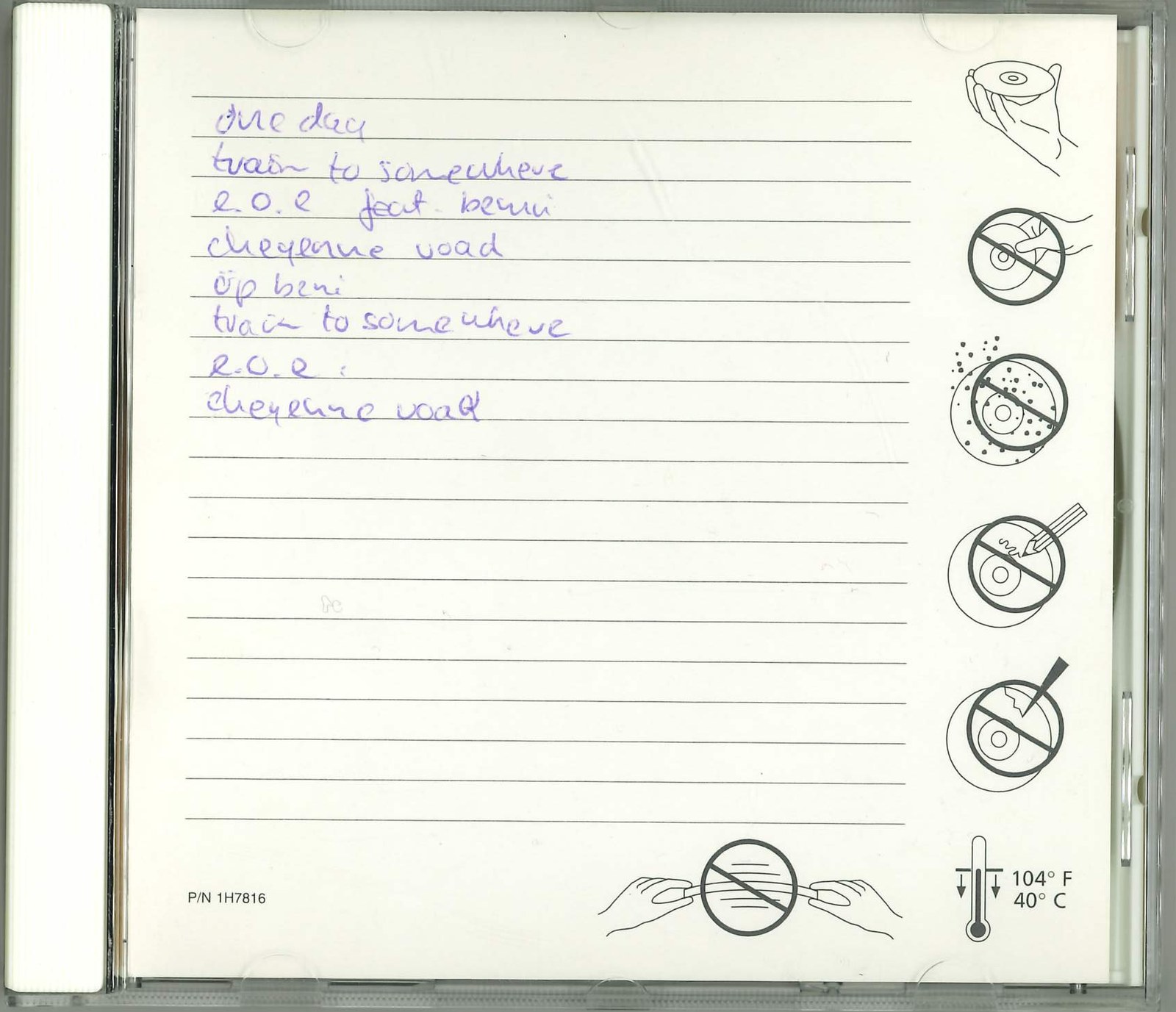 Cover von One Day / Cheyenne Road (Demo)