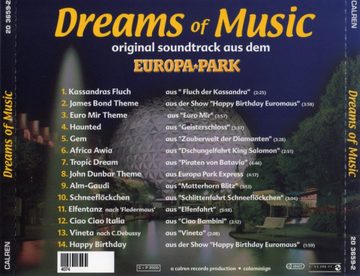 Abbildung zu Dreams Of Music (Original Soundtrack Aus Dem Europa Park Rust)