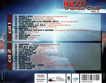 Abbildung zu Ibiza Trance Club Vol.3