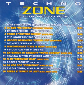 Abbildung zu Techno Zone - Club Rotation
