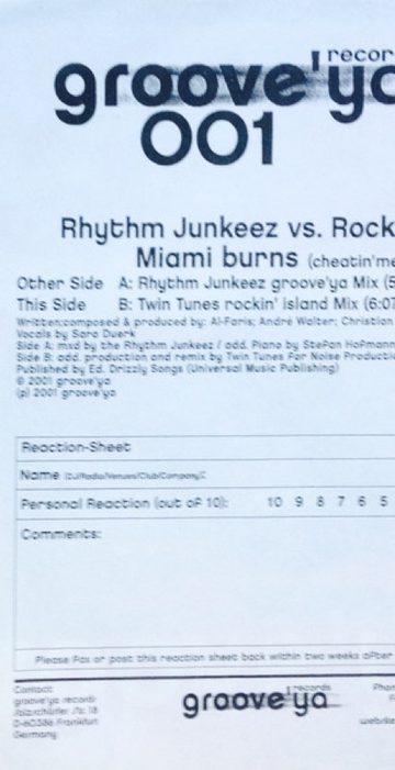 Abbildung zu Miami Burns (Cheatin' Me)